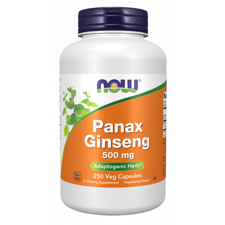 Now Foods Panax Ginseng 500 mg 250 kapsúl
