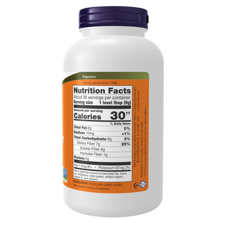 Now Foods Psyllium Husk Powder 340 g