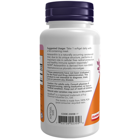 Now Foods Astaxanthin 4 mg 90 kapsúl