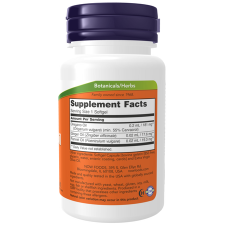 Now Foods Oregano Oil Extract 90 kapsúl