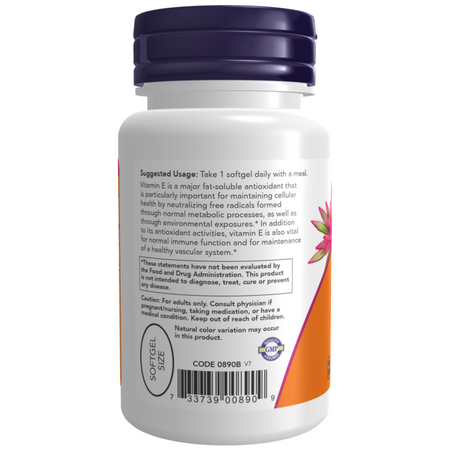 Now Foods Vitamin E-400 (D-alfa-tokoferol) 250 kapsúl