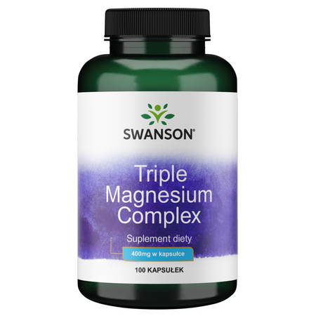 Swanson Triple Magnesium Complex 400 mg 100 kapsúl