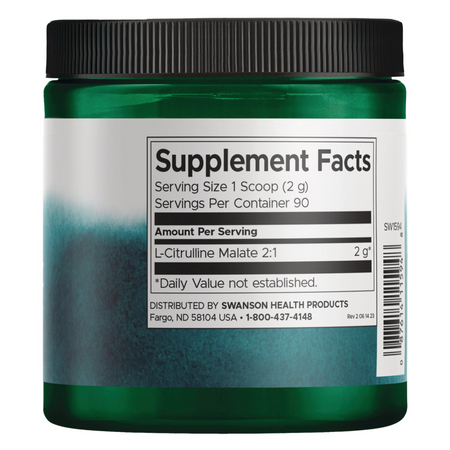 Swanson L-Citrulline Malate Complex Pudr 180 g
