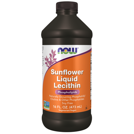Now Foods Sunflower Liquid Lecithin 473 ml tekutý