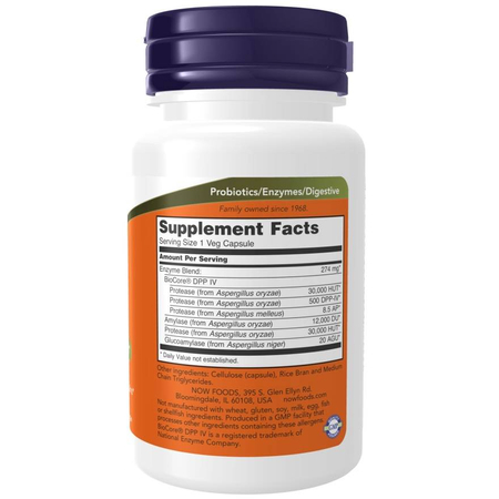 Now Foods Gluten Digest 60 kapsúl