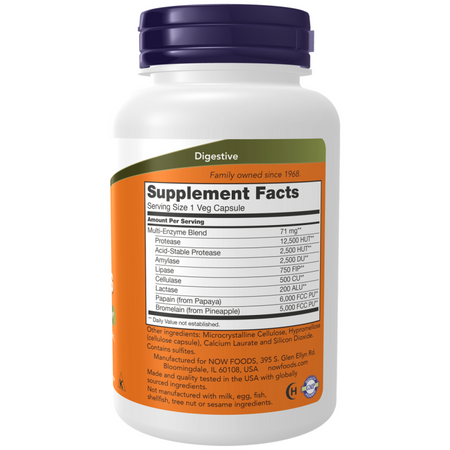 Now Foods Plant Enzymes 120 kapsúl