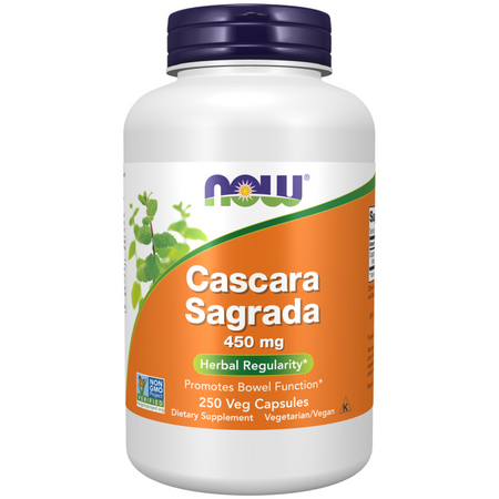 Now Foods Cascara Sagrada 450 mg 250 kapsúl