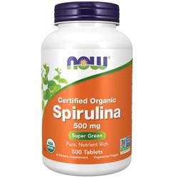 Now Foods Spirulina 500 mg 500 tabliet