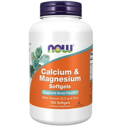 Now Foods Vápník a Magnézium 120 kapsúl