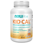 Now Foods Kid Cal Orange 100 žuvacie tabliety