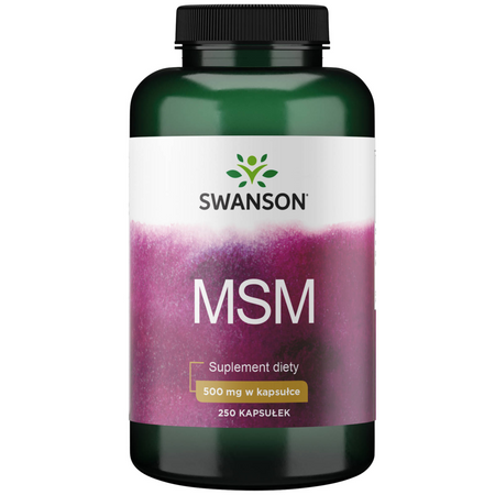 Swanson MSM Methylsulfonylmethan 500 mg 250 kapsúl