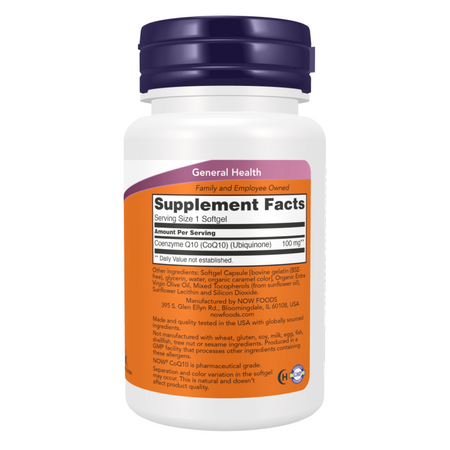 Now Foods Koenzym Q10 100 mg 150 kapsúl