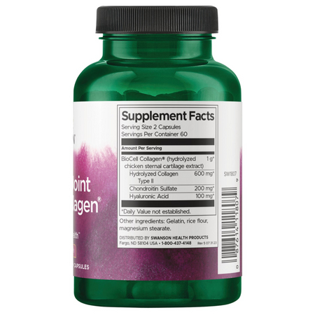 Swanson Skin and Joint BioCell Collagen 120 kapsúl