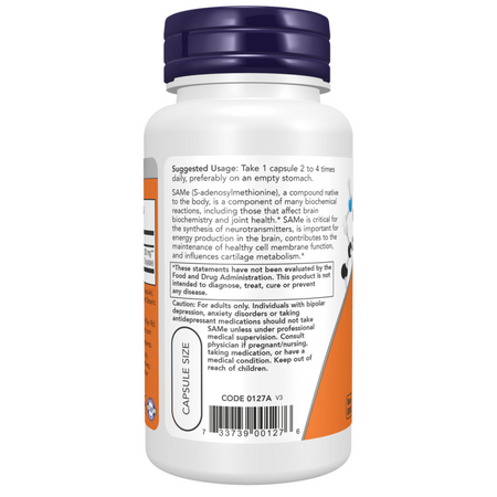 Now Foods SAMe 200 mg 120 kapsúl