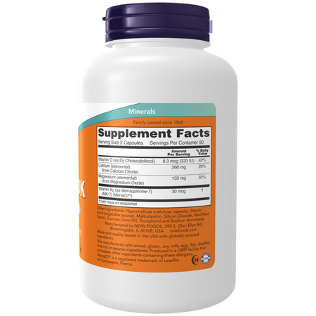 Now Foods Cal-Mag DK 180 kapsúl