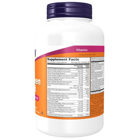 Now Foods EcoGreen Multi 180 veg kapsúl