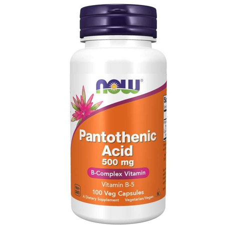Now Foods Pantothenic Acid 500 mg 100 kapsúl