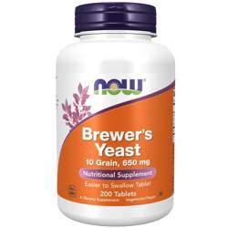 Now Foods Brewer's Yeast 650 mg 200 tabliet