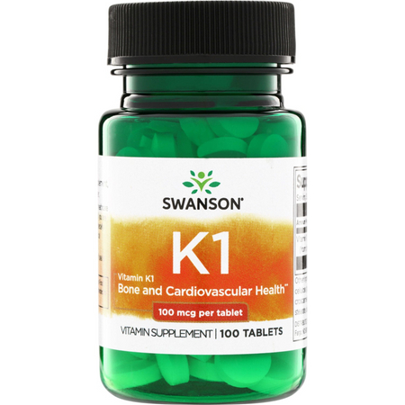 Swanson Vitamín K1 100 mcg 100 tabliet