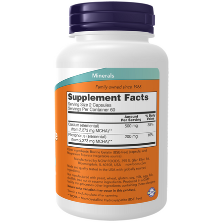 Now Foods Calcium Hydroxyapatite 120 kapsúl