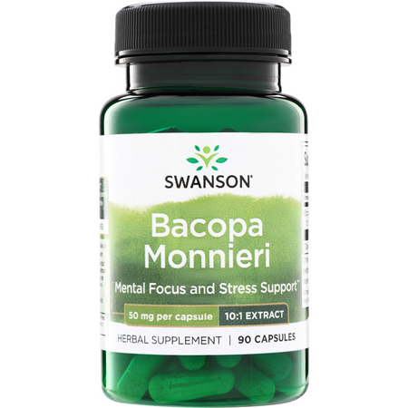 Swanson Bacopa Monnieri - 10:1 Extract 50 mg 90 kapsúl