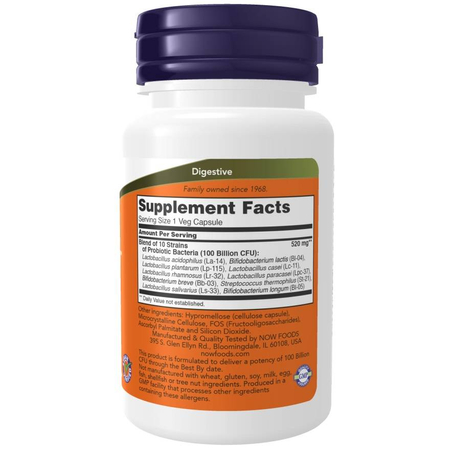 Now Foods Probiotic-10 100 Billion 30 kapsúl