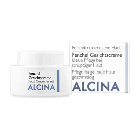 ALCINA For dry skin Facial Cream Fennel – pleťový krém pre suchú, drsnú a šupinatú pleť, 100 ml