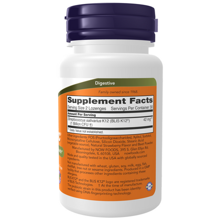 Now Foods Probiotikum OralBiotic 60 tabliet