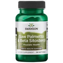 Swanson Saw Palmetto + Beta-Sitosterol 30 kapsúl