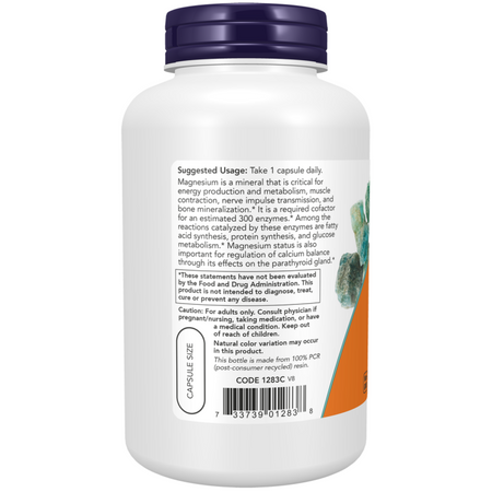 Now Foods Magnesium 400 mg 180 kapsúl