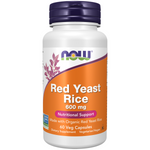 Now Foods Červená Rýže (Red Yeast Rice) 600 mg 60 kapsúl