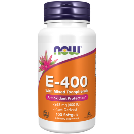 Now Foods Vitamin E-400 (D-alfa-tokoferol) 100 kapsúl
