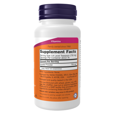 Now Foods Inositol Powder 113 g