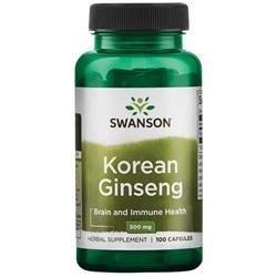 Swanson Korean Ginseng 500 mg 100 kapsúl