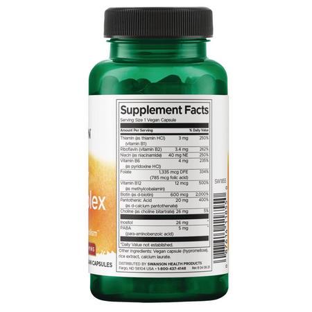 Swanson Daily B-Complex 100 kapsúl
