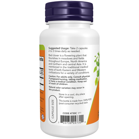 Now Foods Red Clover 375 mg 100 kapsúl