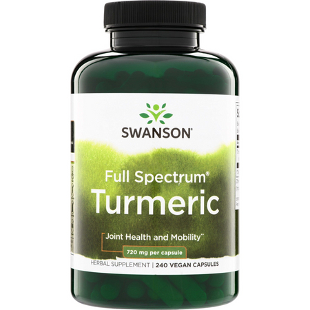 Swanson Full Spectrum Turmeric 720 mg 240 kapsúl