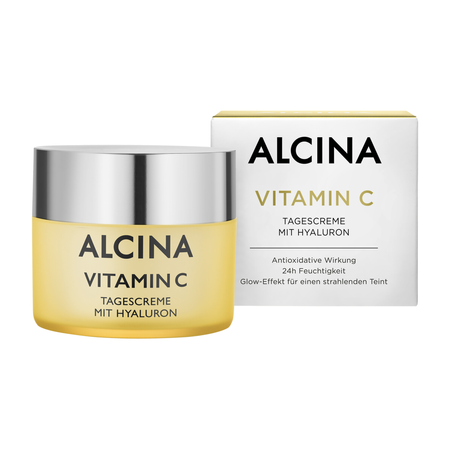 ALCINA Vitamin C Day Cream – rozjasňujúci denný pleťový krém s vitamínom C, 50 ml