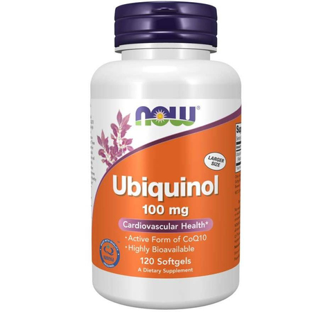 Now Foods Ubiquinol Koenzym Q10 100 mg 120 kapsúl