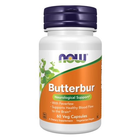 Now Foods Butterbur 75 mg 60 kapsúl
