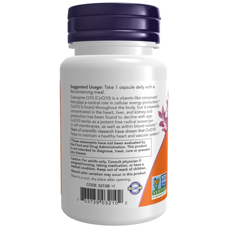 Now Foods Koenzym Q10 100 mg Hloh 180 kapsúl