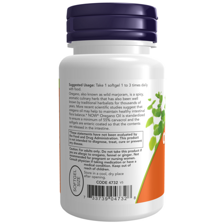 Now Foods Oregano Oil Extract 90 kapsúl