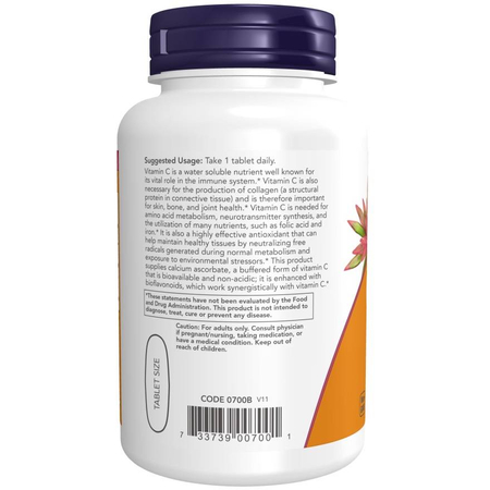 Now Foods Vitamin C-1000 Complex Buffered 180 tabliet