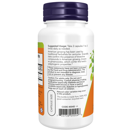 Now Foods American Ginseng Extract 100 kapsúl