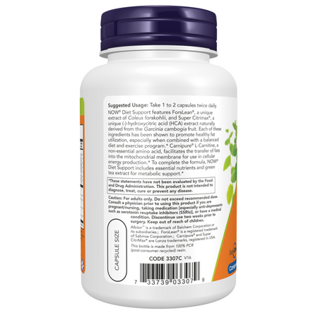 Now Foods Diet Support 120 veg kapsúl
