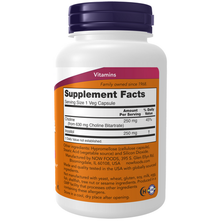 Now Foods Cholin Inositol 100 veg kapsúl