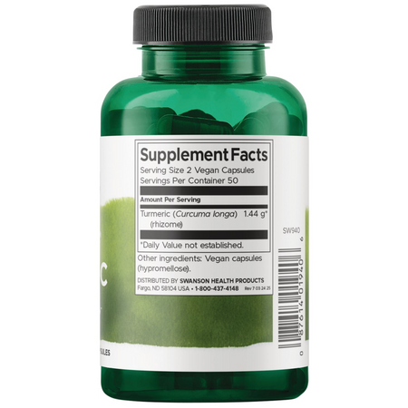 Swanson Full Spectrum Turmeric 720 mg 100 kapsúl