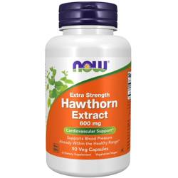 Now Foods Hawthorn Extract 600 mg Extra Strength 90 kapsúl