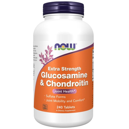 Now Foods Glucosamine a Chondroitin Extra Strength 240 tabliet