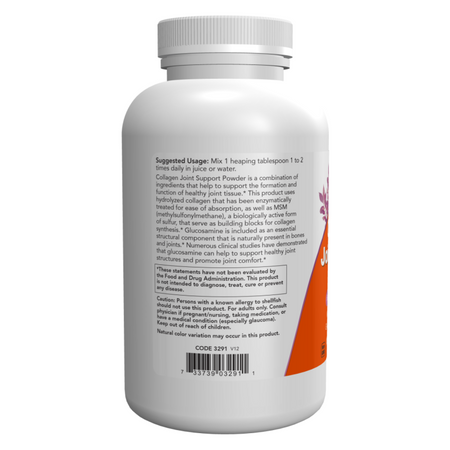 Now Foods Collagen Joint Support Powder 312 g